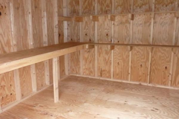 Options 12 - Shelving, Work Bench